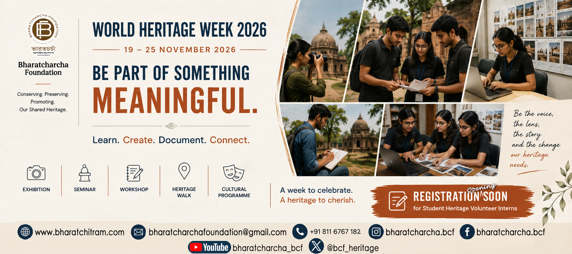 World Heritage Week 2026 - Volunteer Registration